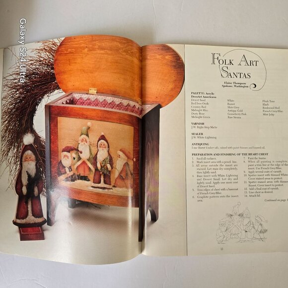 Celebrate The Seasons Decorative Painting Book Winter Spring Summer Fall 1996 Ed - Picture 5 of 16